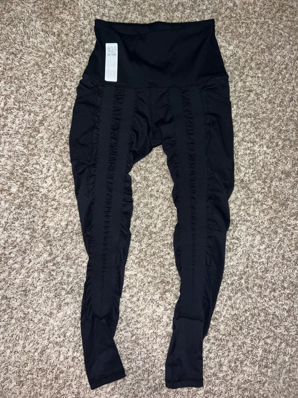 NWT! Sweetflexx Resistance Band Hi Rise Black Full Length Leggings sizes 2, 6, 8 - Picture 11 of 15